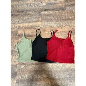 Pack of three crop tees